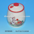 Affe-Abziehbild-Drucken keramischer Gewürzglas Großverkauf